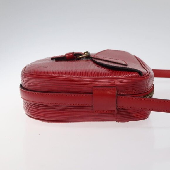 LOUIS VUITTON Epi Jeune Fille MM Shoulder Bag Red M52157 LV Auth 119841 - Picture 4 of 16